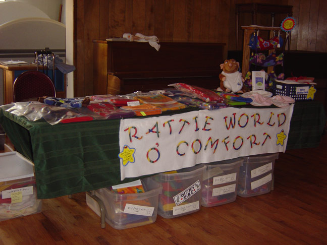 Rattie World O' Comfort table